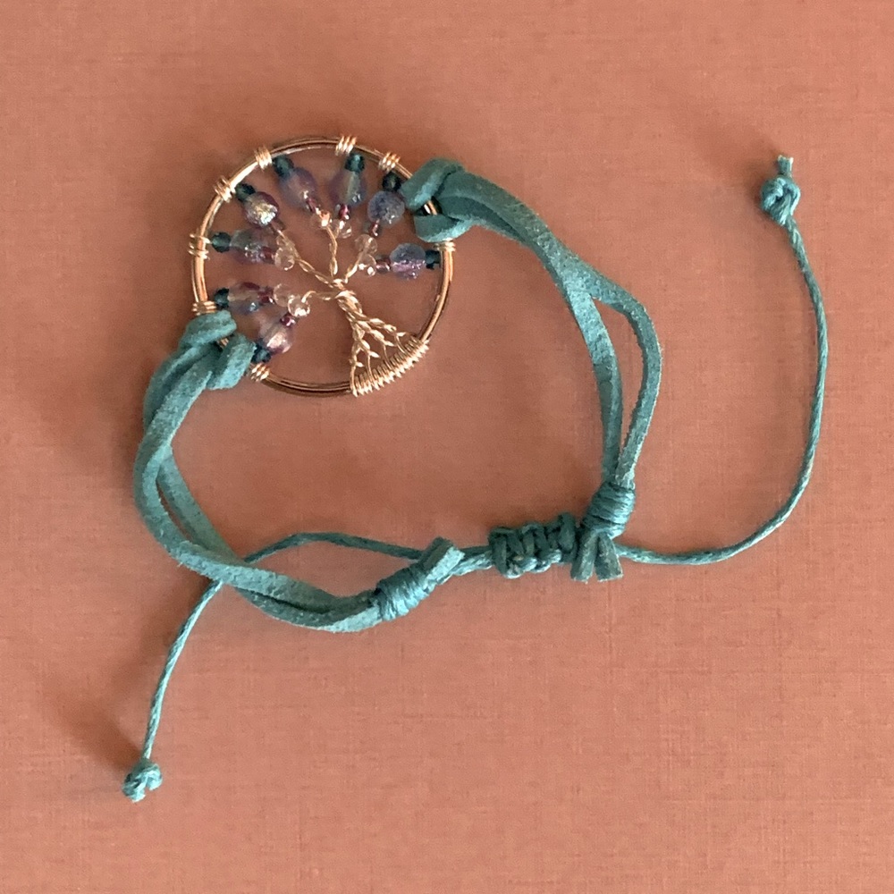 Handmade Silver Tree of Life Bracelet